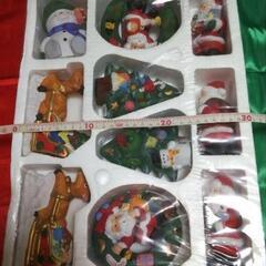 クリスマスグッズ♦サンタクロース★オーナメント★陶器製 イルミネーションライトの画像