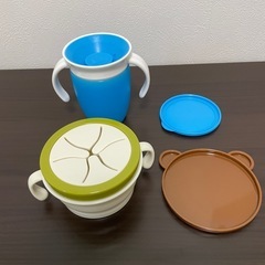 【受け渡し相手決定済み】離乳食グッズ、ベビー用食器、子ども用食器セットの画像