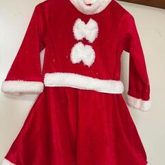 サンタ コスプレ 女の子 120 クリスマス キッズの画像