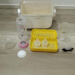 ピジョン 哺乳瓶 消毒容器 コンビ combi 電子レンジ 除菌...