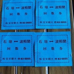 石垣⇄波照間　フェリーチケット