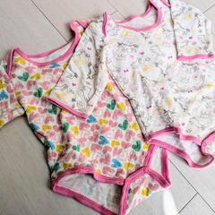 長袖ロンパース2枚