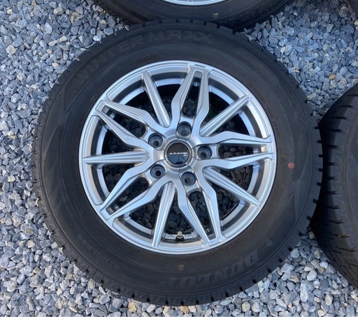 【195/65R15】DUNLOP（WINTER MAXX）スタッドレスタイヤ／ホイール付【2022年製】15インチ