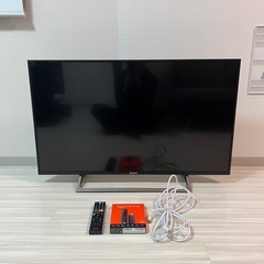 【美品】4Kテレビ SONY KJ-43X8000E  ※fire tv 4K MAX付き