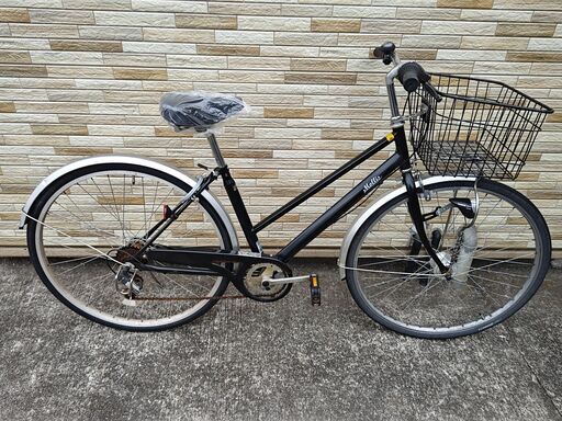 中古自転車 6段変速 27インチ LEDオートライト 軽整備済み 防犯登録対応 町田市 相模原市 MM535