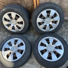 無料　マツダデミオ使用　14インチ　スタッドレスセット　