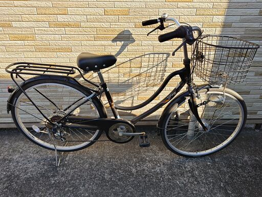 中古自転車 6段変速 26インチ LEDオートライト 軽整備済み 防犯登録対応 町田市 相模原市 MM539