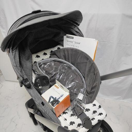 美品　ストッケ　ベビーカー　付属品あり
