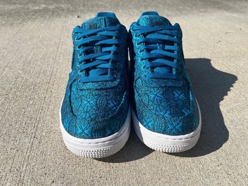 かなり希少❗️綺麗❗️NIKE AIR FORCE 1 LOW STAINED GLASS GREEN ABYSSナイキ エアフォース ロー "ステンド グラス グリーン アビス"