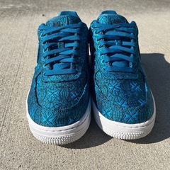 かなり希少❗️綺麗❗️NIKE AIR FORCE 1 LOW STAINED GLASS GREEN ABYSSナイキ エアフォース ロー "ステンド グラス グリーン アビス"の画像