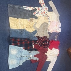 子ども秋冬服　80センチ　まとめ売りの画像