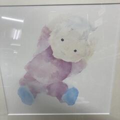 美品　いわさきちひろ　絵画　Aの画像