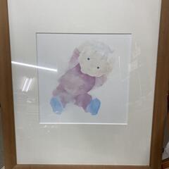 美品　いわさきちひろ　絵画　A
