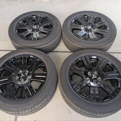 【完売】新車外し　デリカD5　タイヤホイール【黒】4本セット