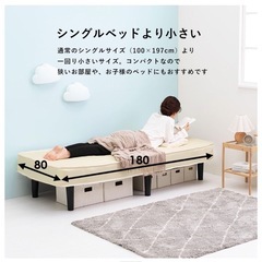 SSS脚付マットレスベッドの画像