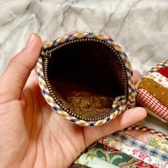 【ハンドメイド】手のひらポーチの画像