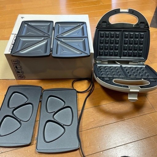 ラノー　着脱式ホットサンドＷ3枚組