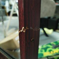 鎌倉彫姿見 全身鏡 0626-02の画像