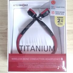 ＃４．SHOKZ TITANIUM　ワイヤレス骨伝導イヤホン レッド
