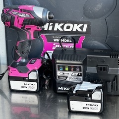 A347◇ハイコーキ インパクトドライバ◇14.4Vバッテリー×...
