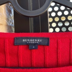 【未使用】Burberryニット
