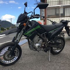 福山市 瀬戸町 カワサキ Dトラッカー125 LX125D 実動 書類付き 吹け上がり良好 モタード 通勤 通学 林道 ツーリング カスタムベースにもの画像