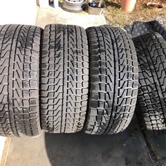 冬タイヤ ★ 245/45R17 ★ バリ山4本組 ★ PCD114のアルミ付き ★  スカイライン レクサスの画像