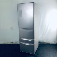 ID:rf00139 【自社配送エリア内限定】東芝 TOSHIBA 冷蔵庫 ファミリー 中古 2016年製 5ドア 410L ピンクゴールド ファン式 右開き GR-J43G(NP)  【リユース品：状態B】【送料無料】【設置費用無料】