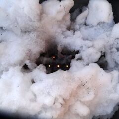 【点火燃焼確認済み】移動式融雪機 さつかん商事 どか雪くんドライ  100V/札幌市白石区☆店頭お引き取りOK【自社配送は札幌市内限定】の画像