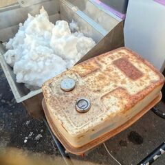 【点火燃焼確認済み】移動式融雪機 さつかん商事 どか雪くんドライ  100V/札幌市白石区☆店頭お引き取りOK【自社配送は札幌市内限定】の画像