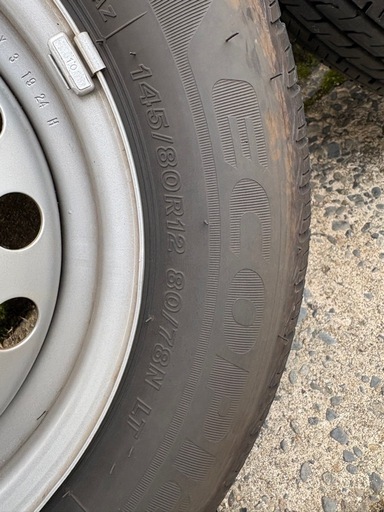 ハイゼットタイヤホイールセット145／80r12