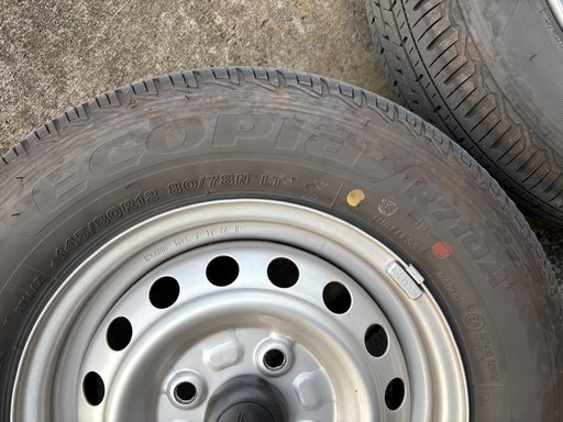 ハイゼットタイヤホイールセット145／80r12