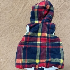 最終値下げ！ボブソン　チェック柄アウターの画像