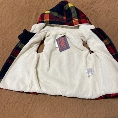 最終値下げ！ボブソン　チェック柄アウターの画像