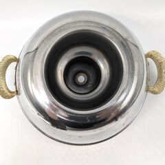晩餐館・しゃぶしゃぶ鍋・ステンレス・24㎝・調理器具・No.230907-20の画像