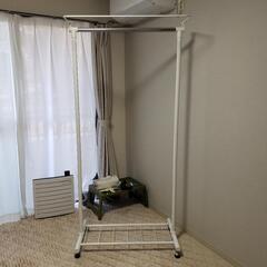ハンガーラック 白 の画像