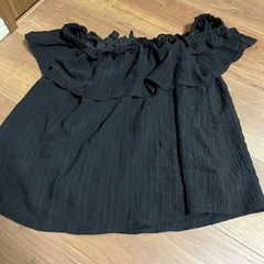 【未使用品】MERCURYDUO 肩出しトップス 黒