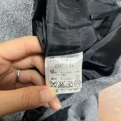 プロポーション 裾レース タイトスカートの画像