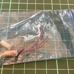 新品 マイクロ モーター 2個セット リード線付き 直径6mm 工作の画像