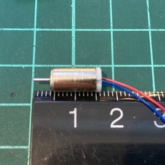 新品 マイクロ モーター 2個セット リード線付き 直径6mm 工作の画像