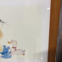 美品　いわさきちひろ　絵画　Cの画像