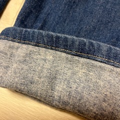 裏起毛ストレートジーンズの画像