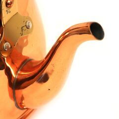 星野器物・銅製・茶寮ケトル・やかん・槌目・No.190825-44の画像