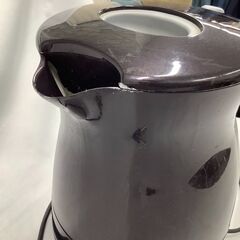 T-faL JUSTINE＋ 電気ケトル　通電確認済 電気ポット ティファール 1.2リットル【中古】の画像