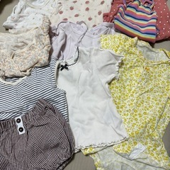 【大量10点】女の子ベビー服・肌着(70-80)