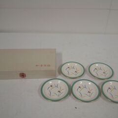 未使用品 香蘭社 蘭づくし 銘々皿 小皿 5枚セット 取り皿 