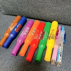 プロッキーと蛍光ペン