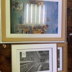 【決定済み】新品未使用　総額1.5万　ニトリ・カメラのキタムラフォトフレームと色紙の画像