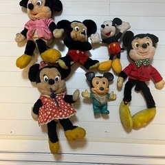 ミッキーマウスぬいぐるみ　レトロ