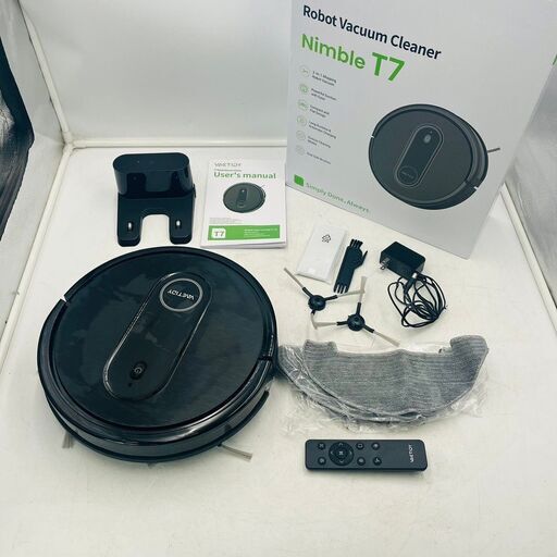 【❗️✨高性能＆お手軽✨❗️】Nimble T7 ロボット掃除機水拭き対応スマート制御＆静音設計